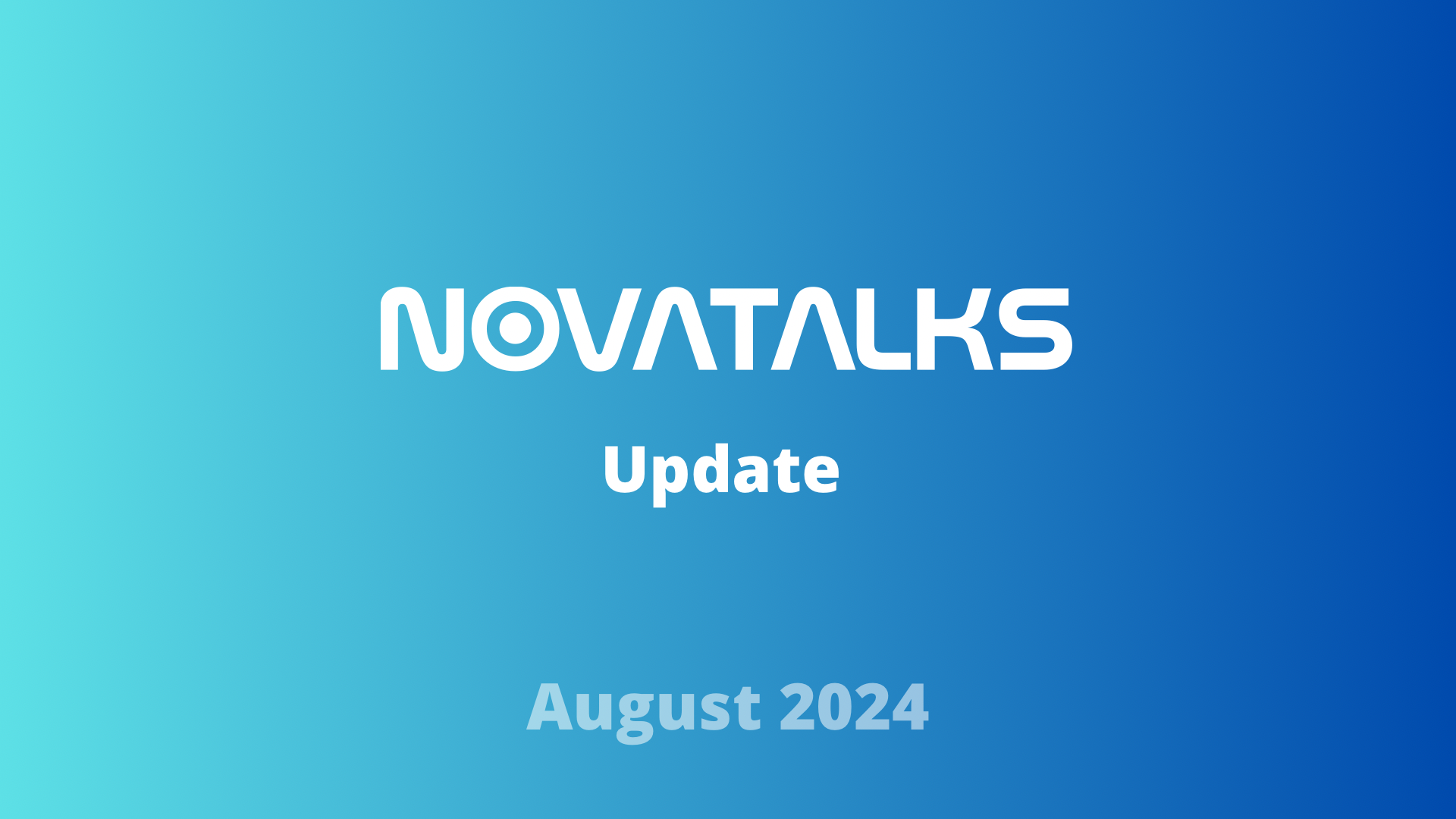 Оновлення NovaTalks. Новий рівень автоматизації.